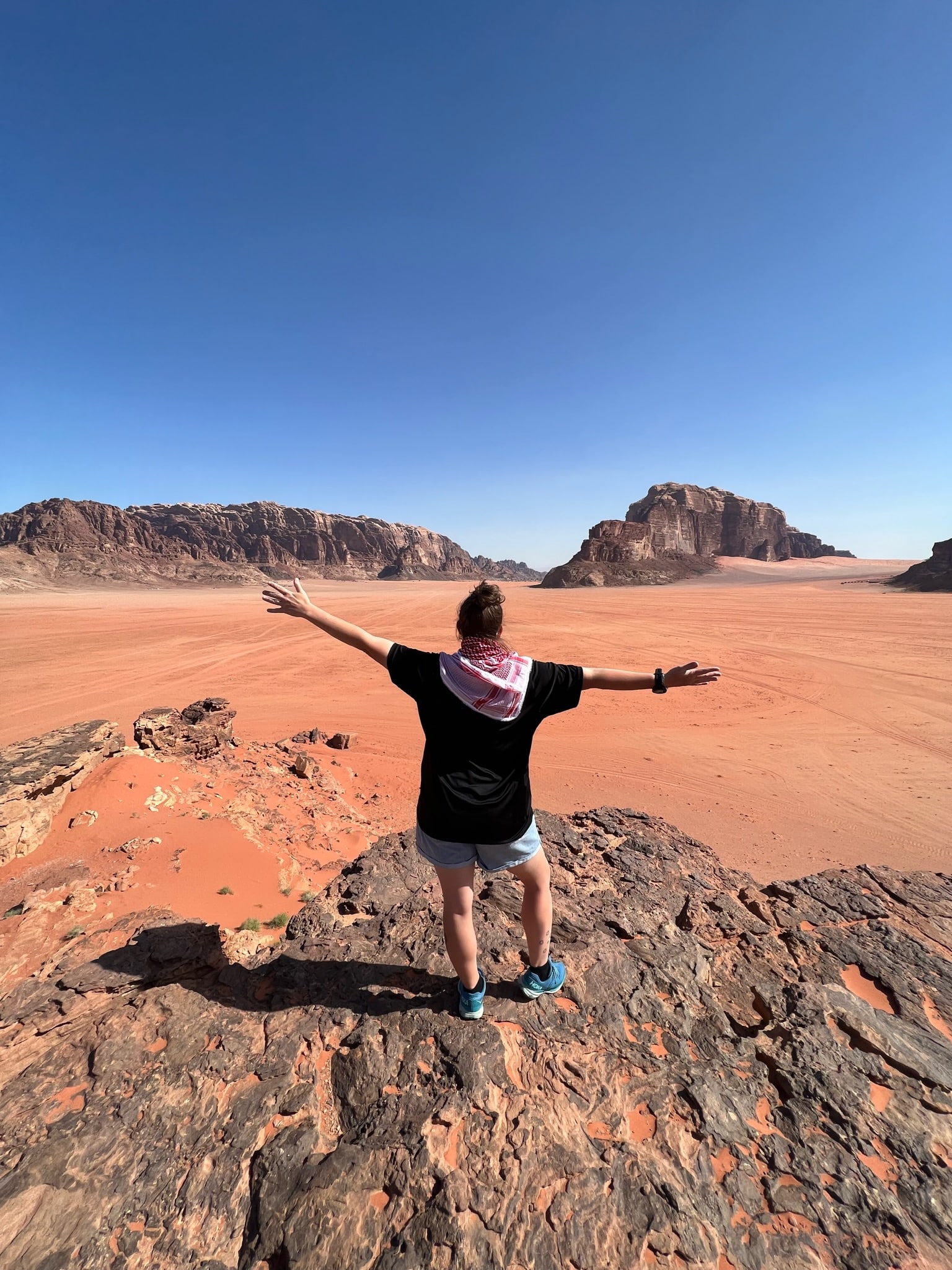 Nuit dans le désert Wadi Rum en Jordanie