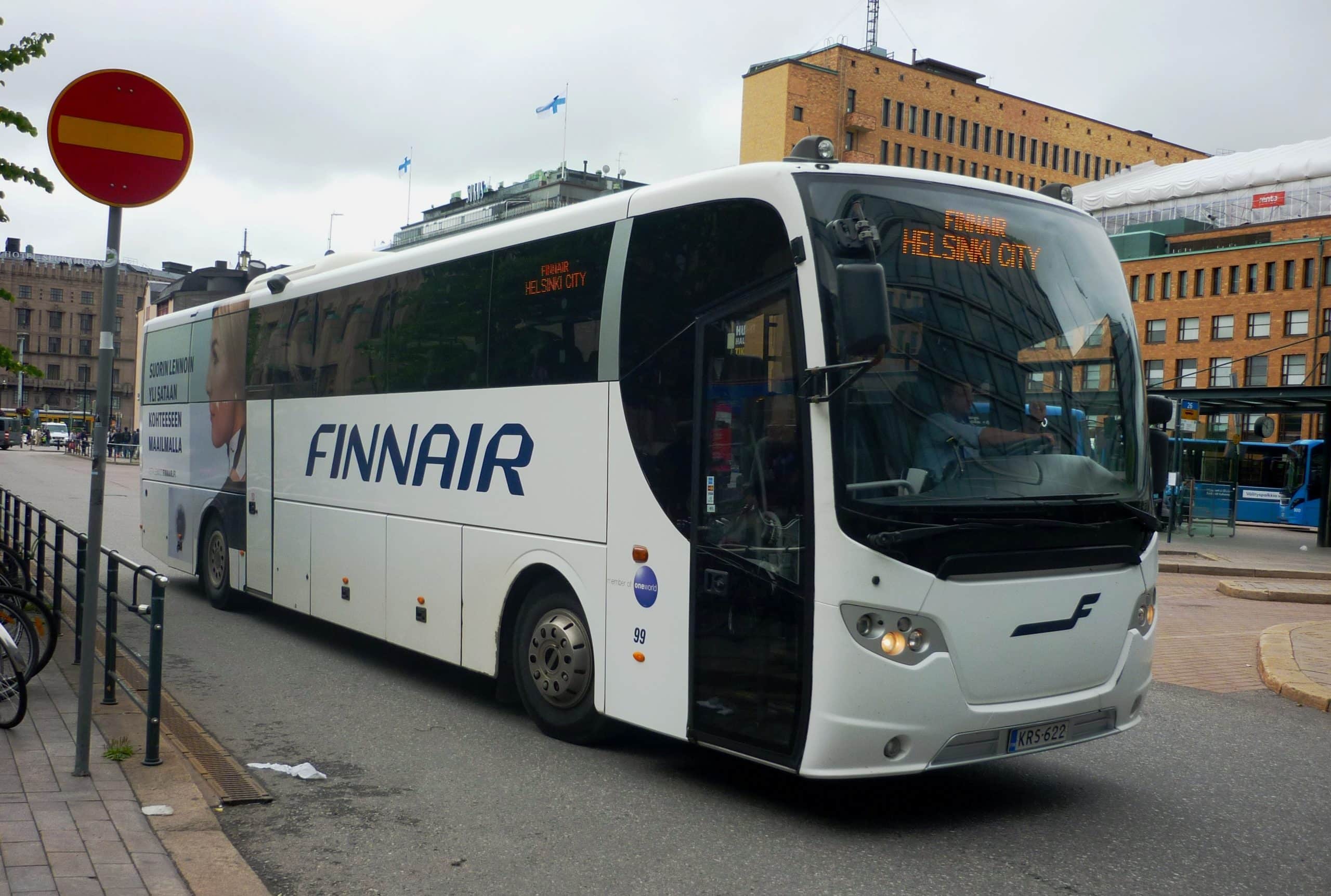 Visiter Helsinki : Finnair bus