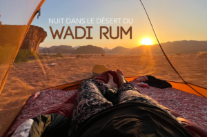 Lire la suite à propos de l’article Bivouac & Trek : Nuit dans le désert Wadi Rum en Jordanie !