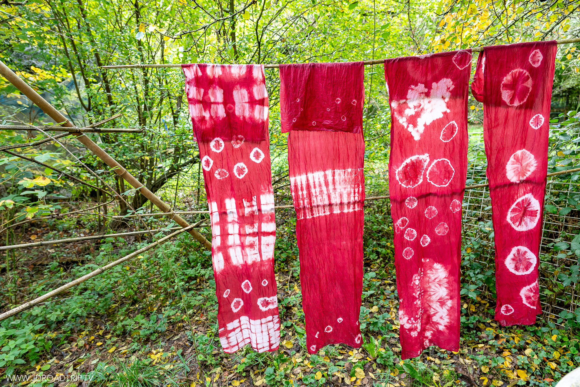 Week-end dans les Cévennes, atelier indigoterie à Florac