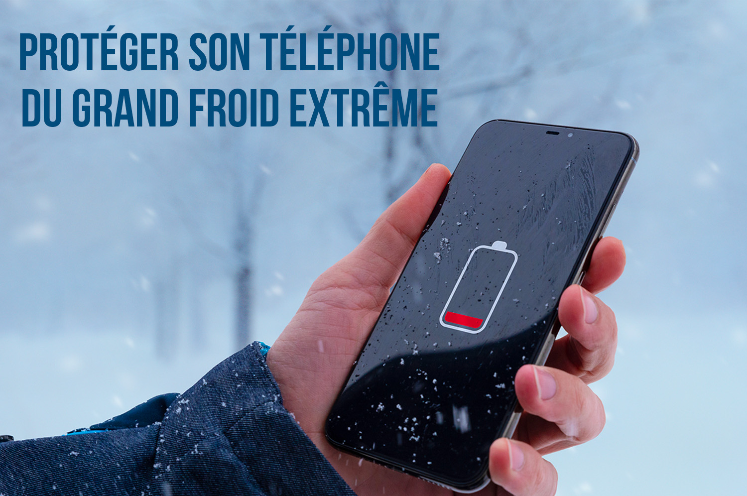 protéger son téléphone du grand froid de la laponie